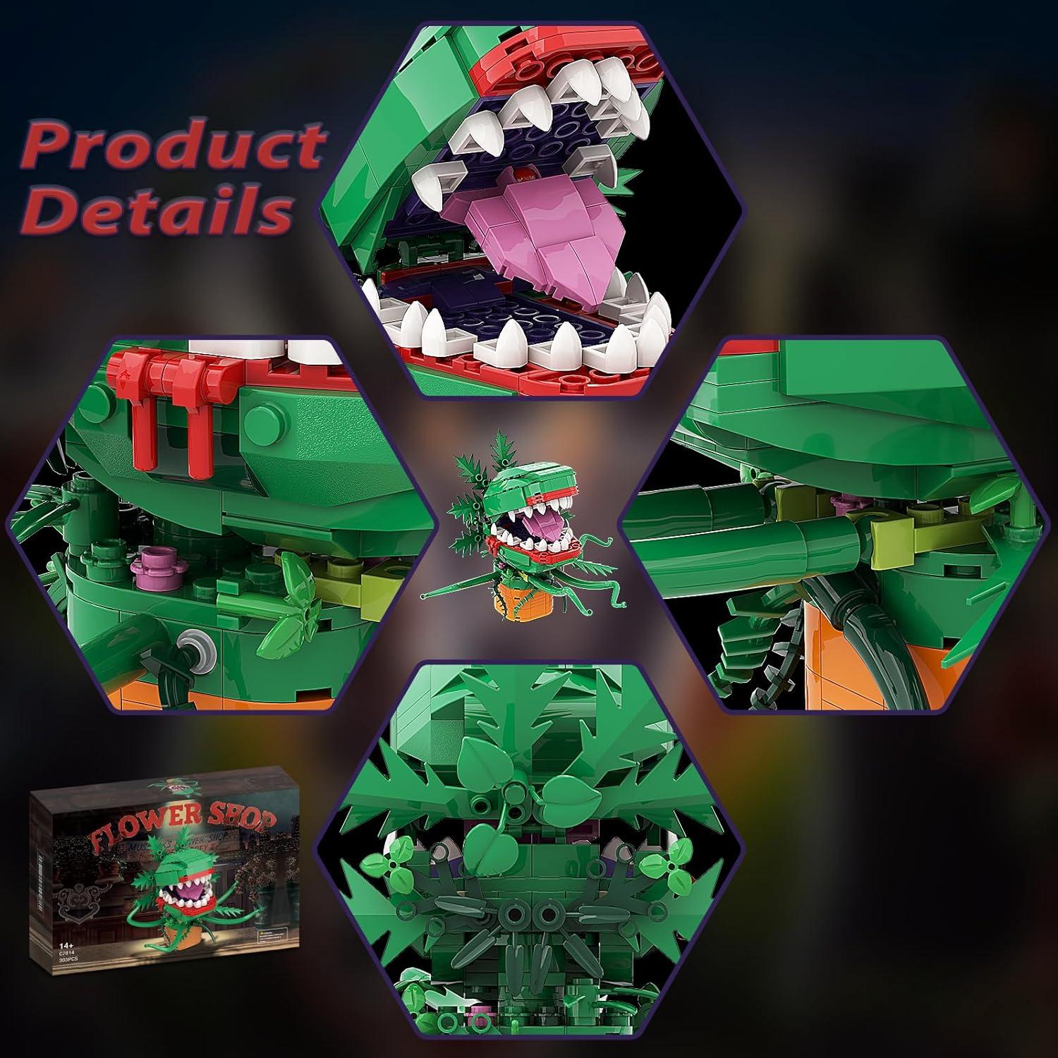 Kit de Bloques de Construcción Audrey II Planta Caníbal 303PCS