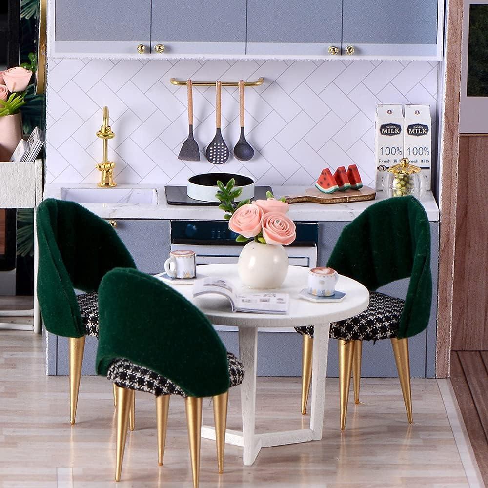 Casa de Muñecas DIY CUTEBEE Tiempo Acogedor con Muebles