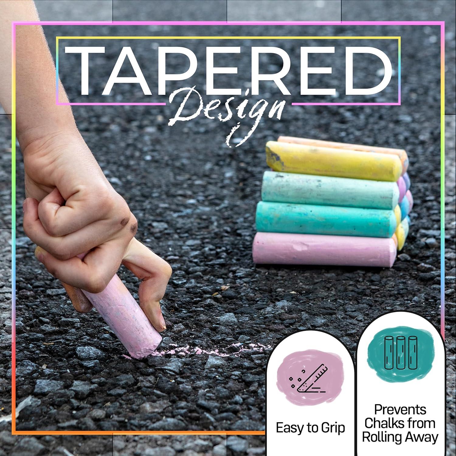 Tiza de Acera Loddie Doddie 50 Piezas Jumbo Multicolor