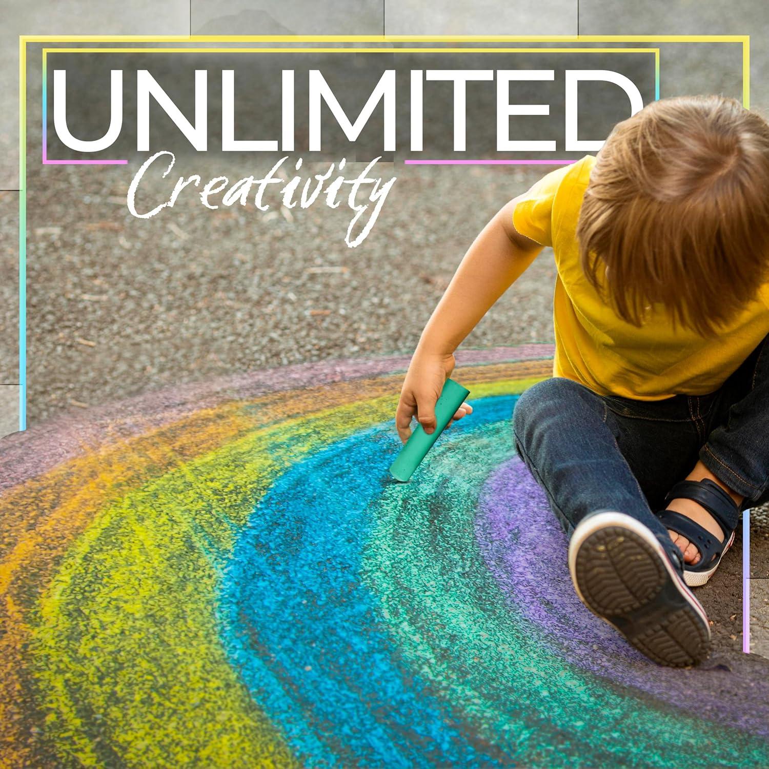 Tiza de Acera Loddie Doddie 50 Piezas Jumbo Multicolor