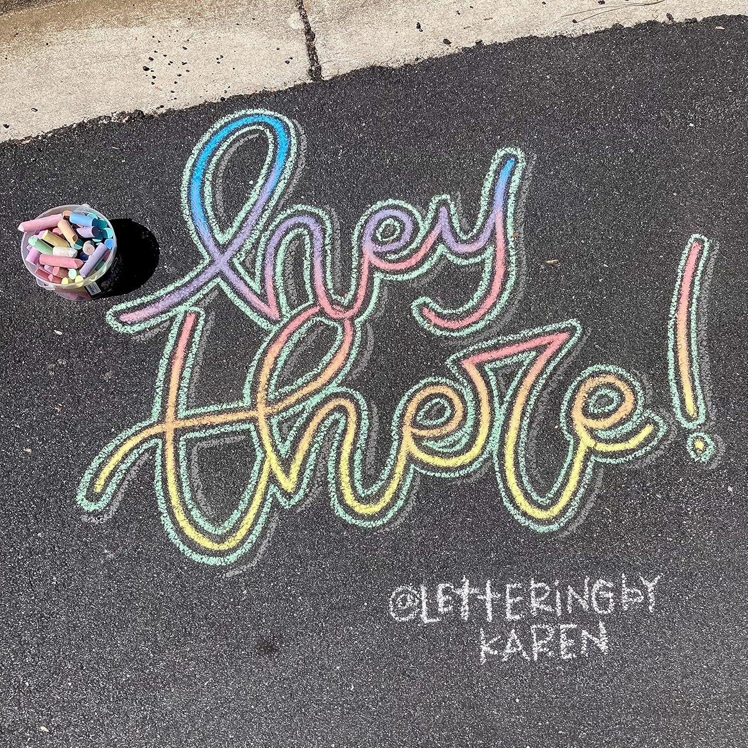 Tiza de Acera Loddie Doddie 50 Piezas Jumbo Multicolor