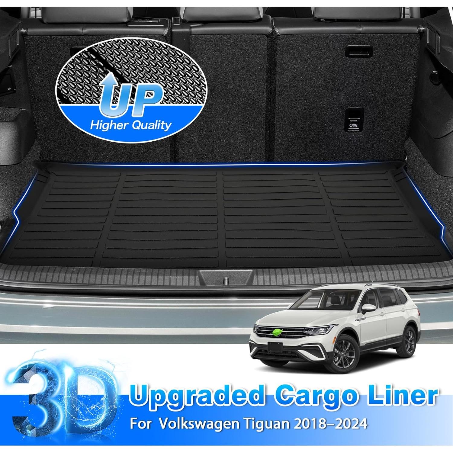 Alfombrillas TPE para Volkswagen Tiguan 2018-2024 5 Pasajeros