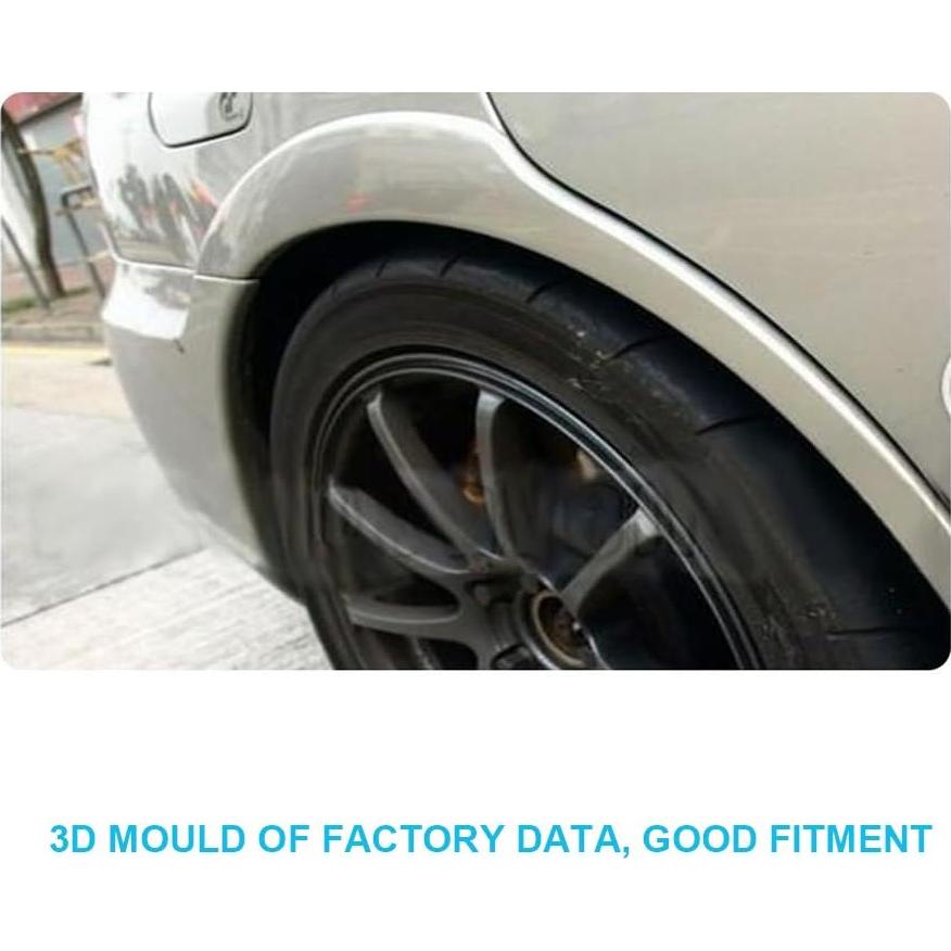 Kit de Arco de Rueda Ancho MCARCAR para Subaru Impreza WRX STI 2002-2009