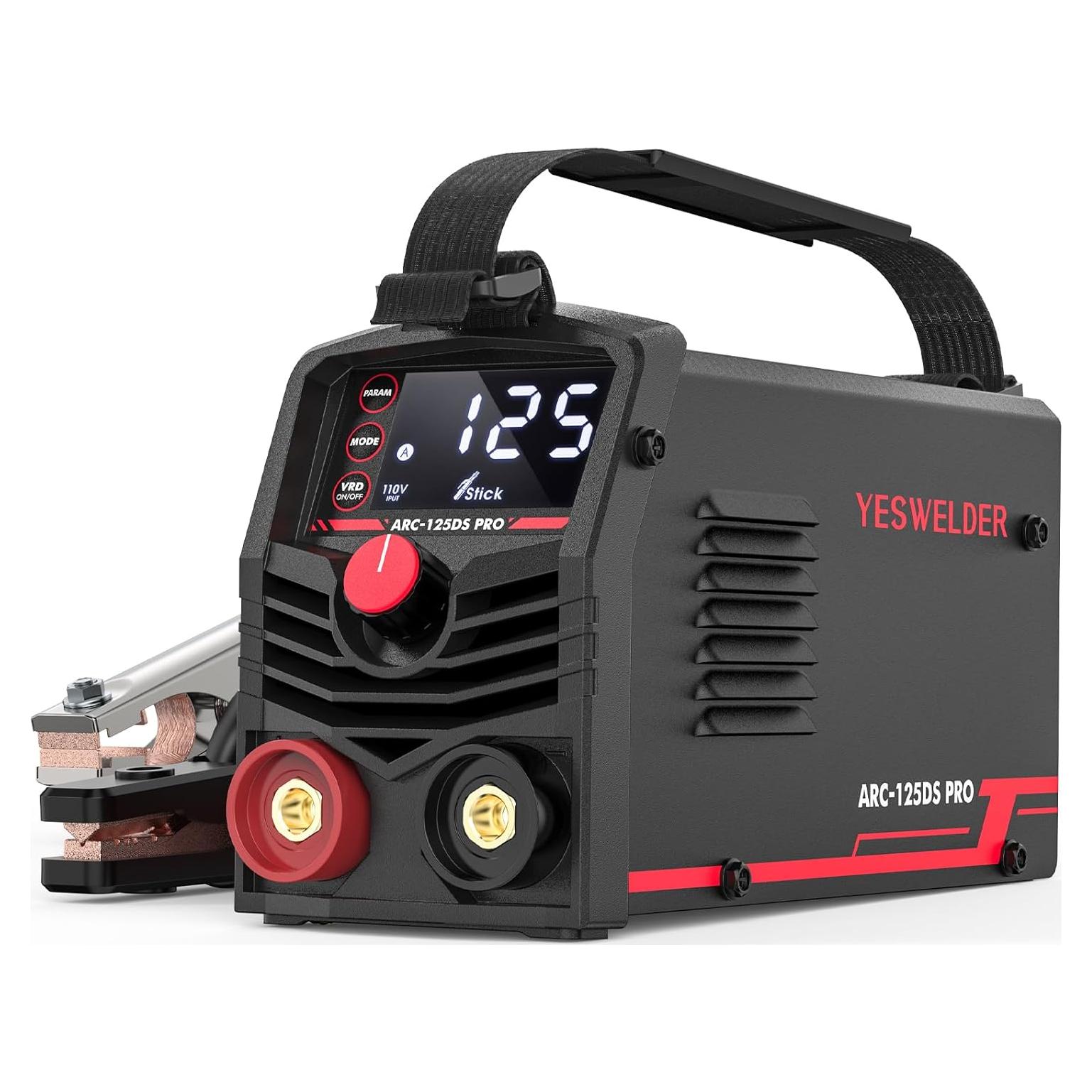 Soldador de Varilla YESWELDER ARC-125DS 125A LED Portátil