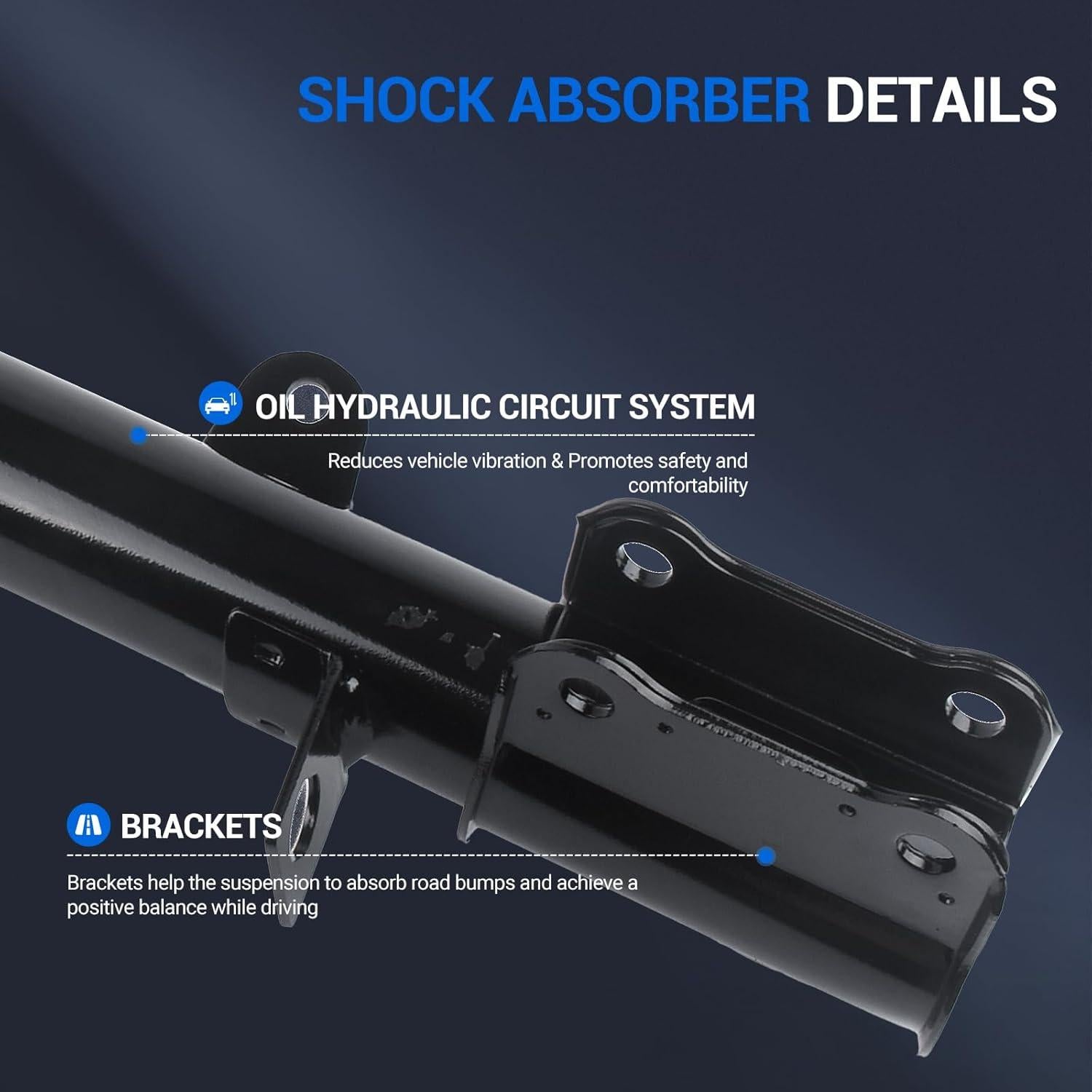 Resortes traseros completos Autoround 171953 171954 para Toyota Corolla y Chevy Prizm