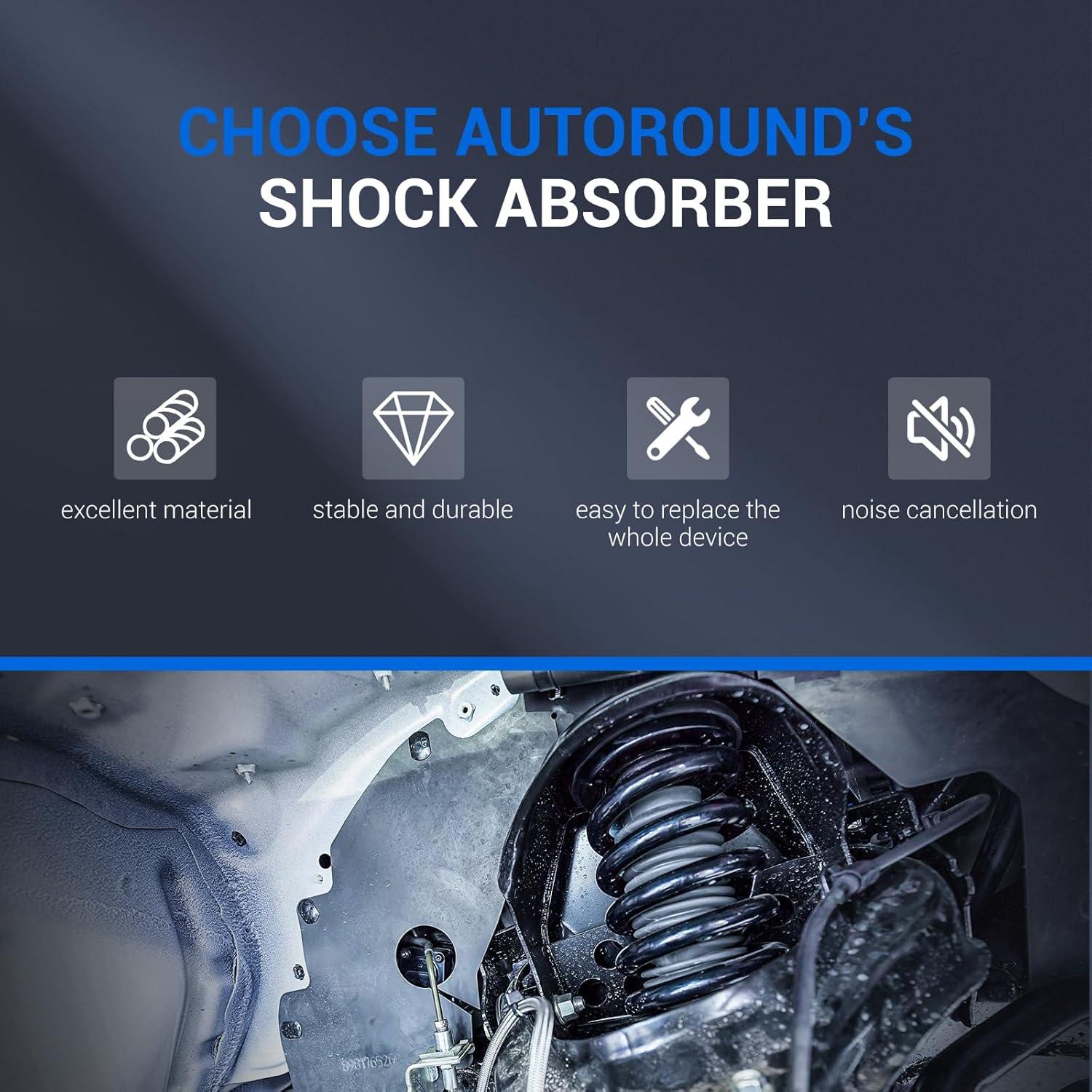 Resortes traseros completos Autoround 171953 171954 para Toyota Corolla y Chevy Prizm