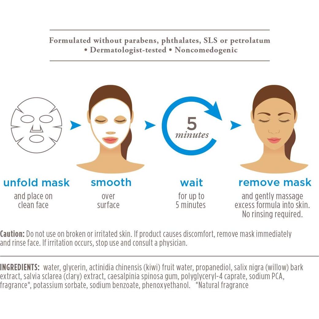 Mascarilla Hidratante Burt's Bees con Salvia Clary 1 Unidad