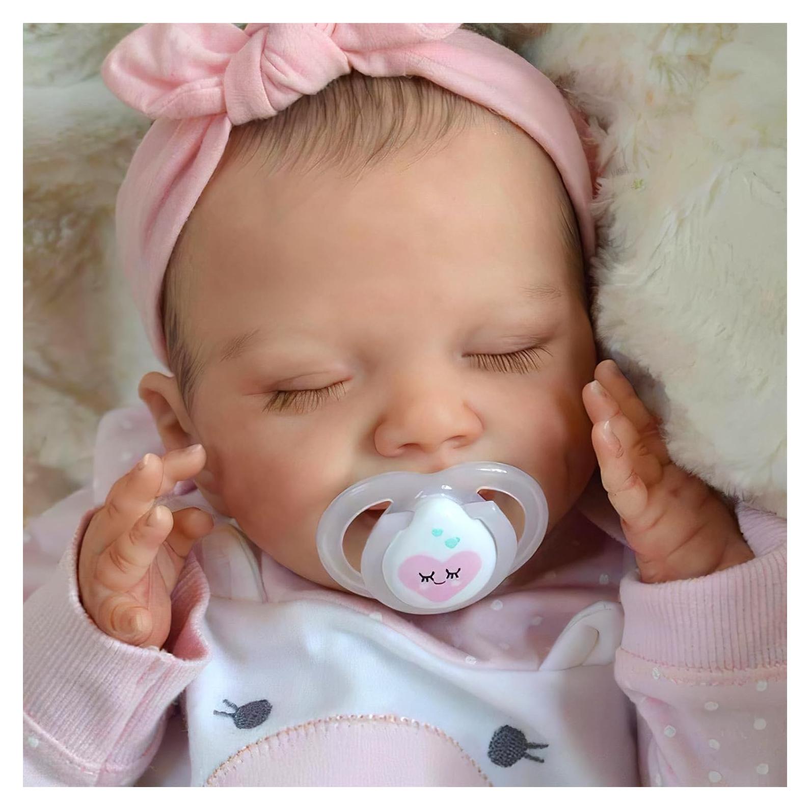 Muñeca Reborn Realista BABESIDE 50 cm con Accesorios