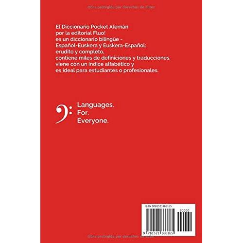 Diccionario Pocket Euskera (Spanish Edition)