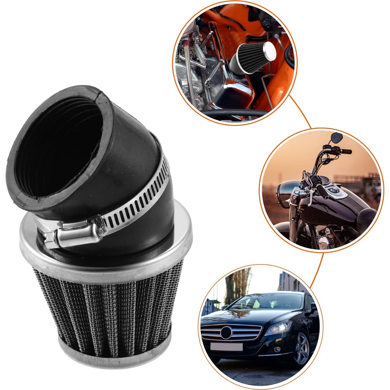 Filtro de Aire Cónico 50mm X AUTOHAUX para Motocicleta