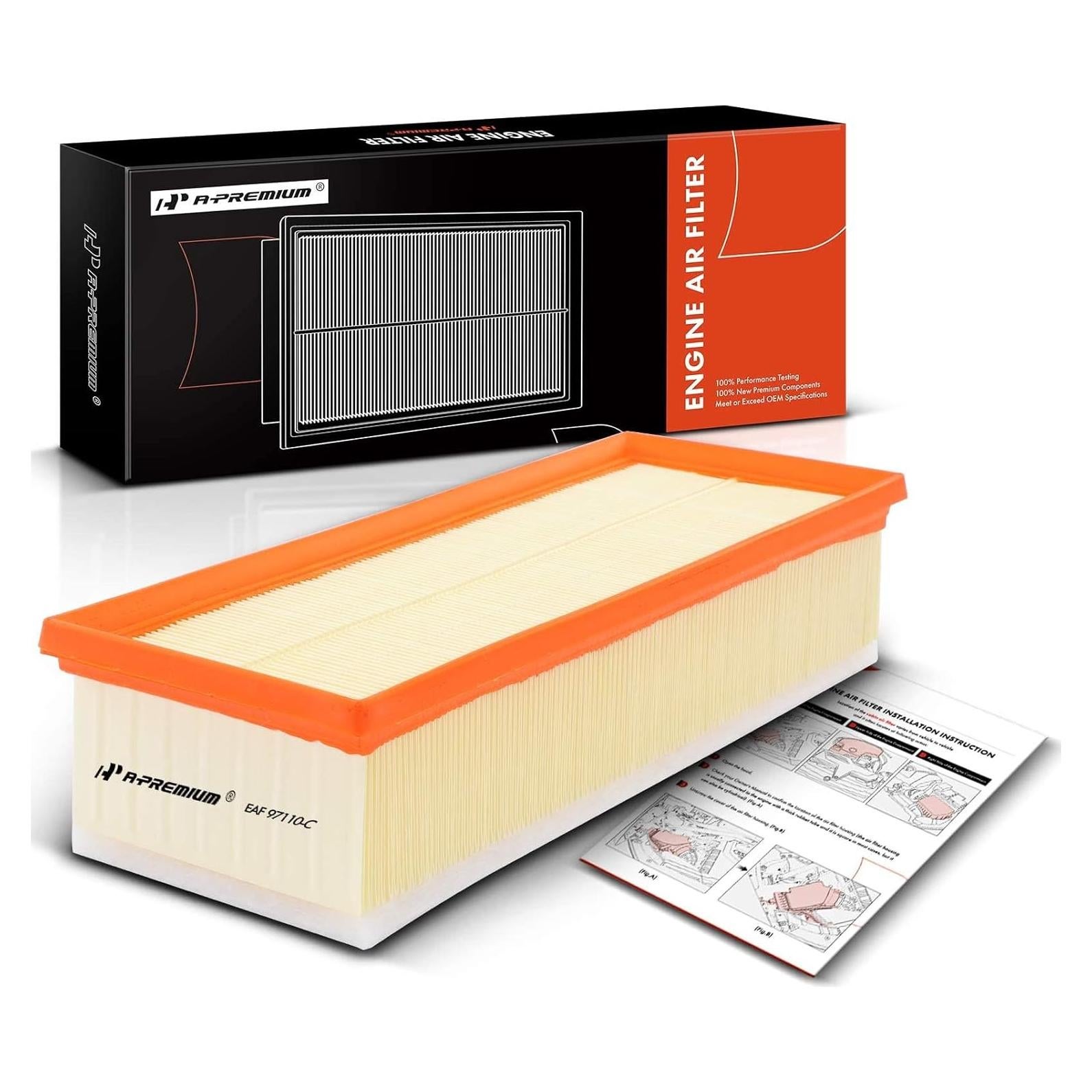 Filtro de aire A-Premium para Audi y Volkswagen 1.8L-2.0L