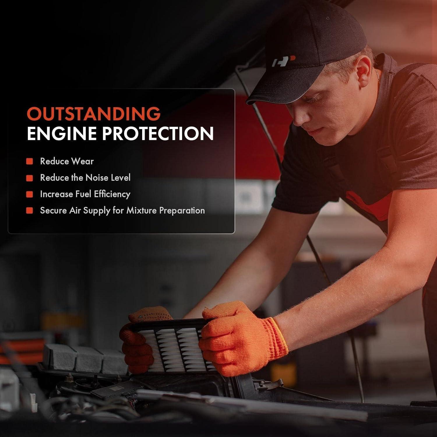 Filtro de aire A-Premium para Audi y Volkswagen 1.8L-2.0L