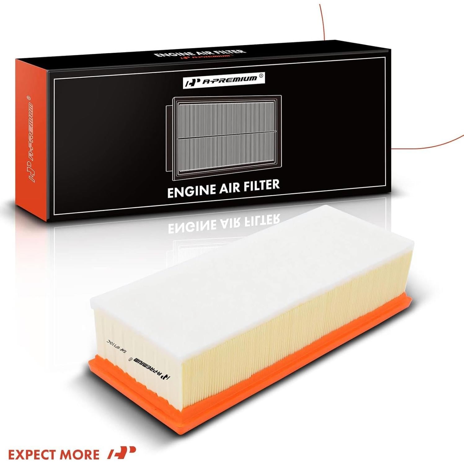 Filtro de aire A-Premium para Audi y Volkswagen 1.8L-2.0L