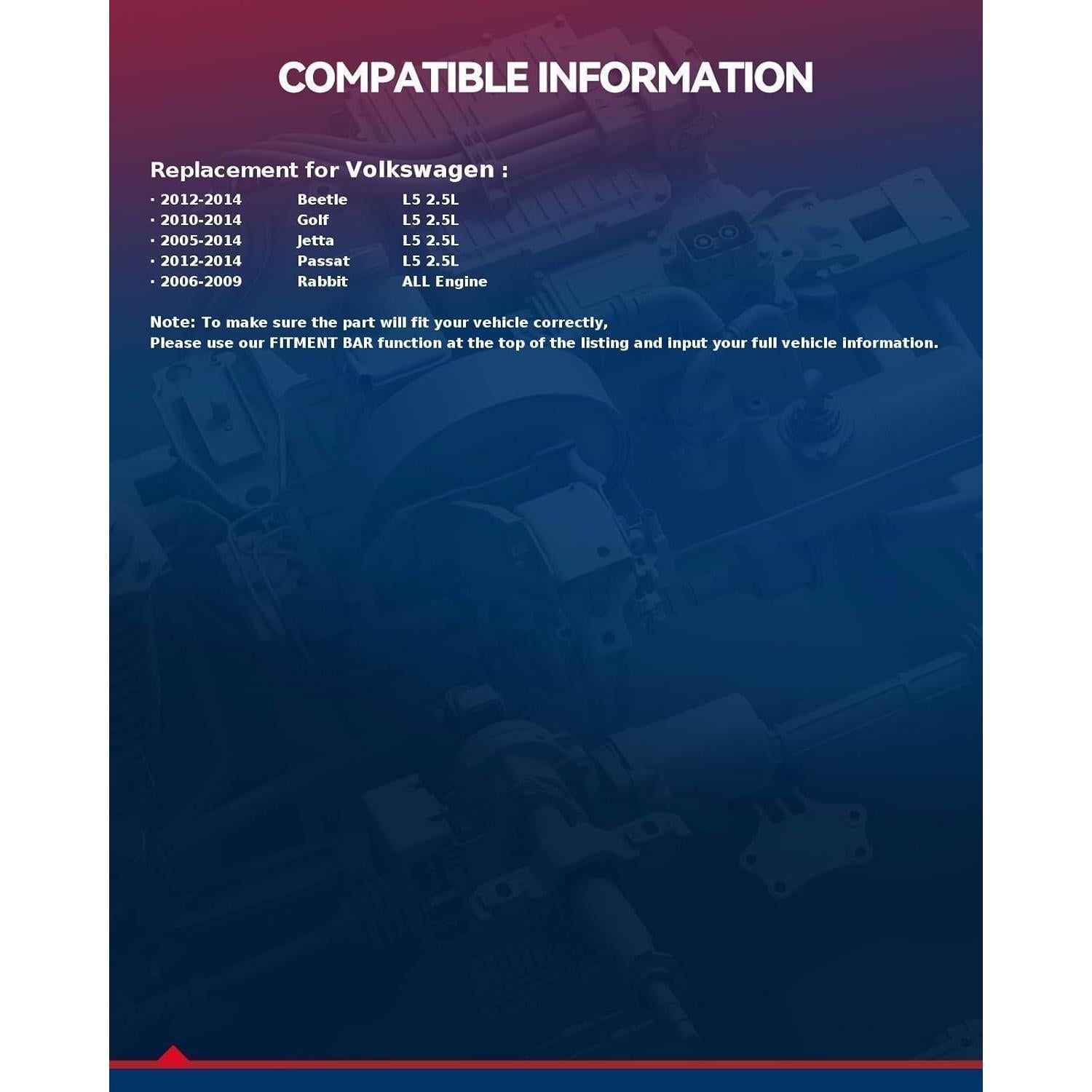 Filtro de Aire del Motor KAX CA10085 para Jetta, Golf, Passat