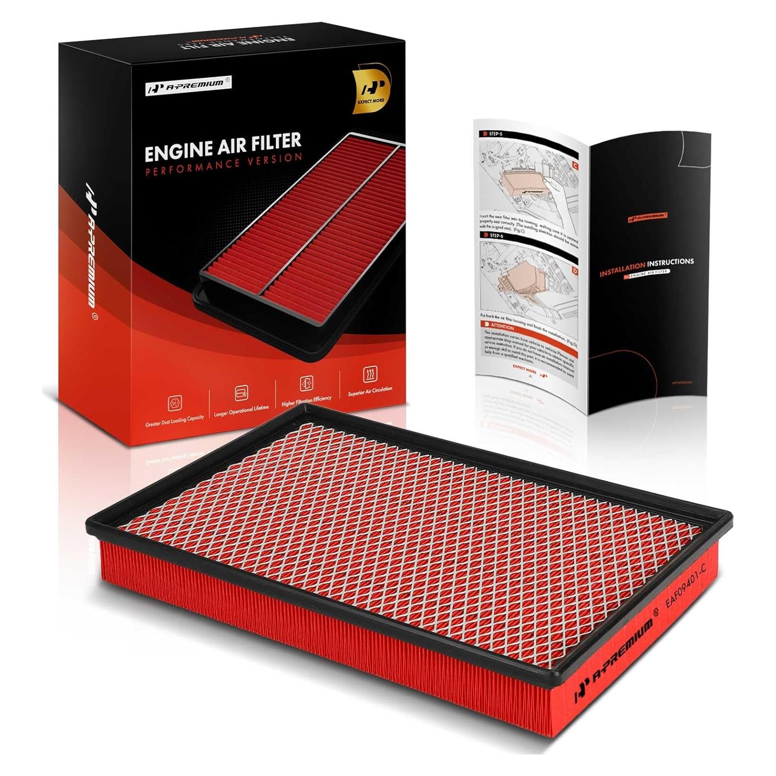 Filtro de aire de alto rendimiento A-Premium para Dodge Ram