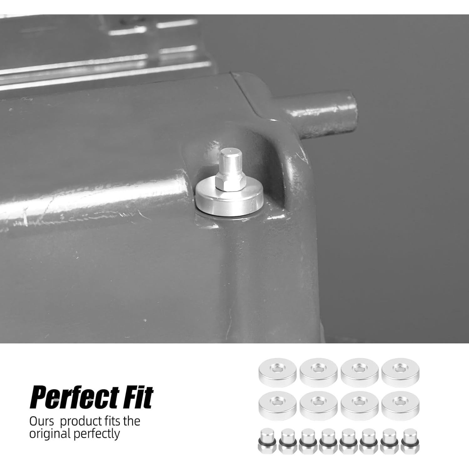 Kit de Arandelas de Sellado Bevinsee 16 Piezas para Honda B16 B18