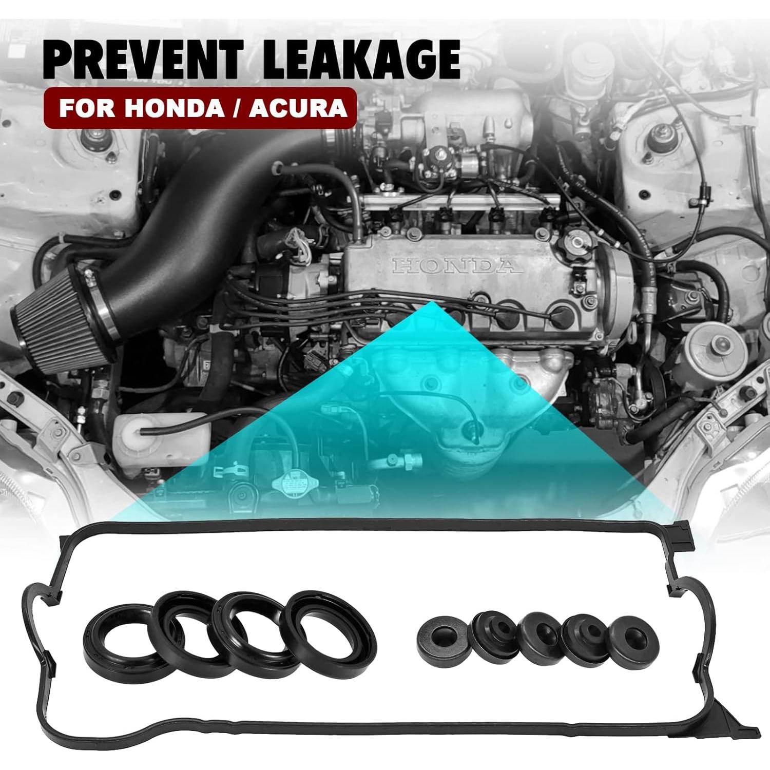 Juego de juntas de tapa de válvula Ortopia 12030-P2A-A01 para Honda