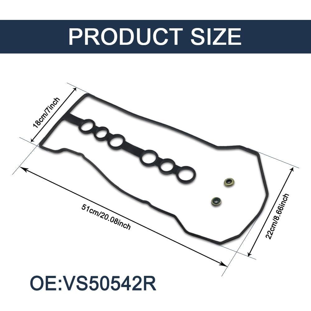 Juego de Juntas de Tapa de Válvula HQRNYP para Toyota y Chevy