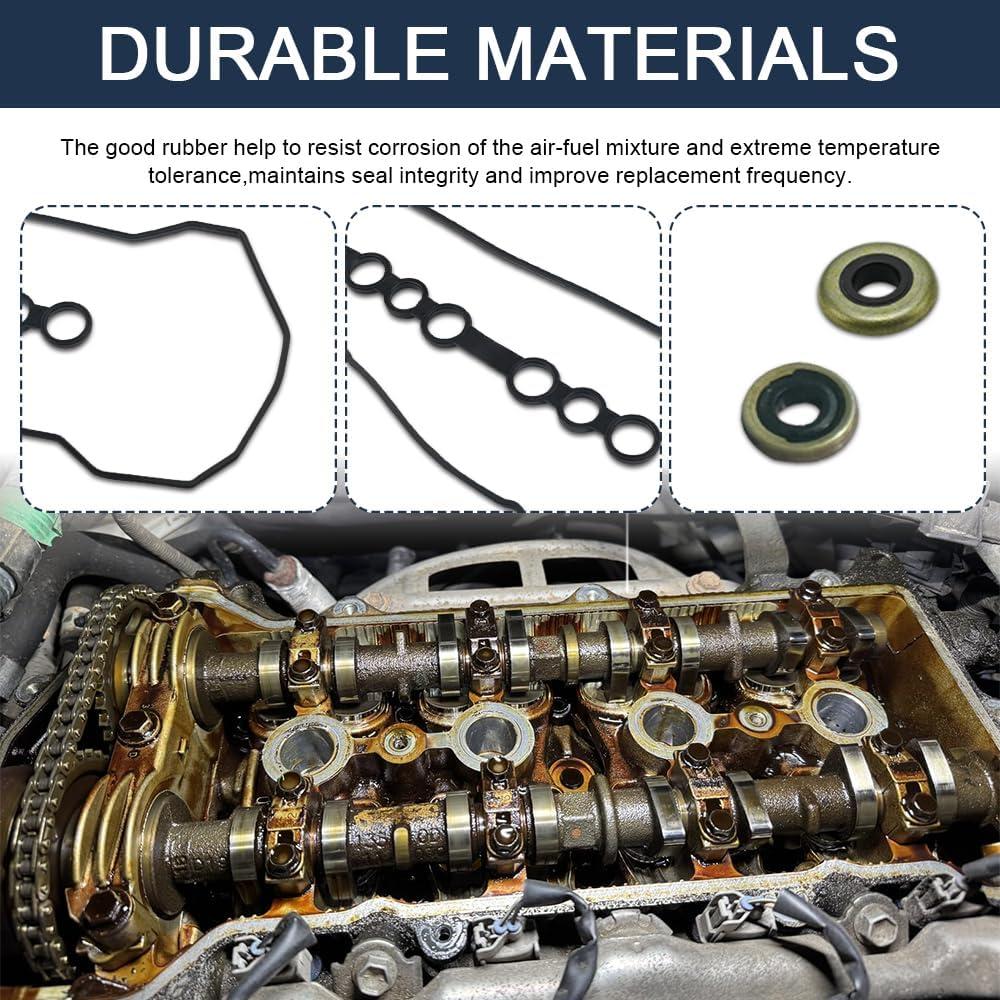 Juego de Juntas de Tapa de Válvula HQRNYP para Toyota y Chevy