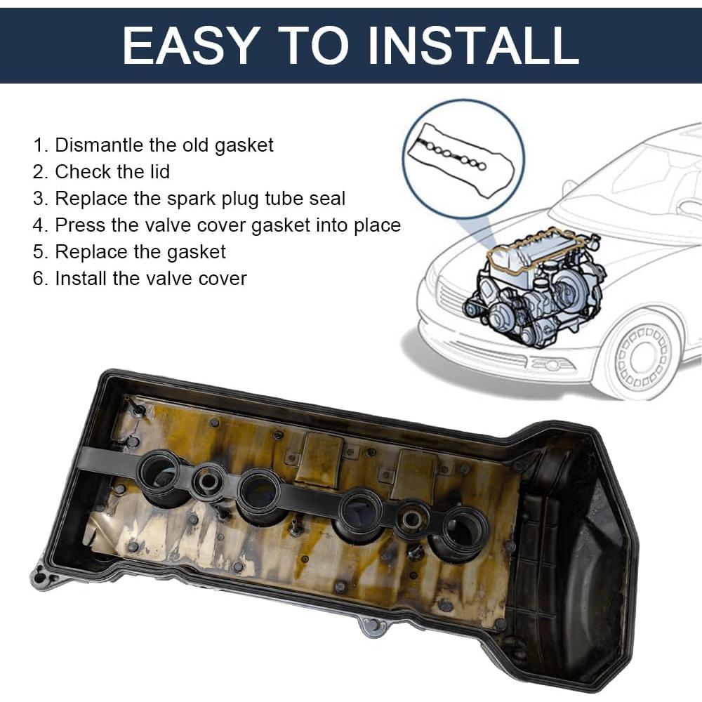 Juego de Juntas de Tapa de Válvula HQRNYP para Toyota y Chevy