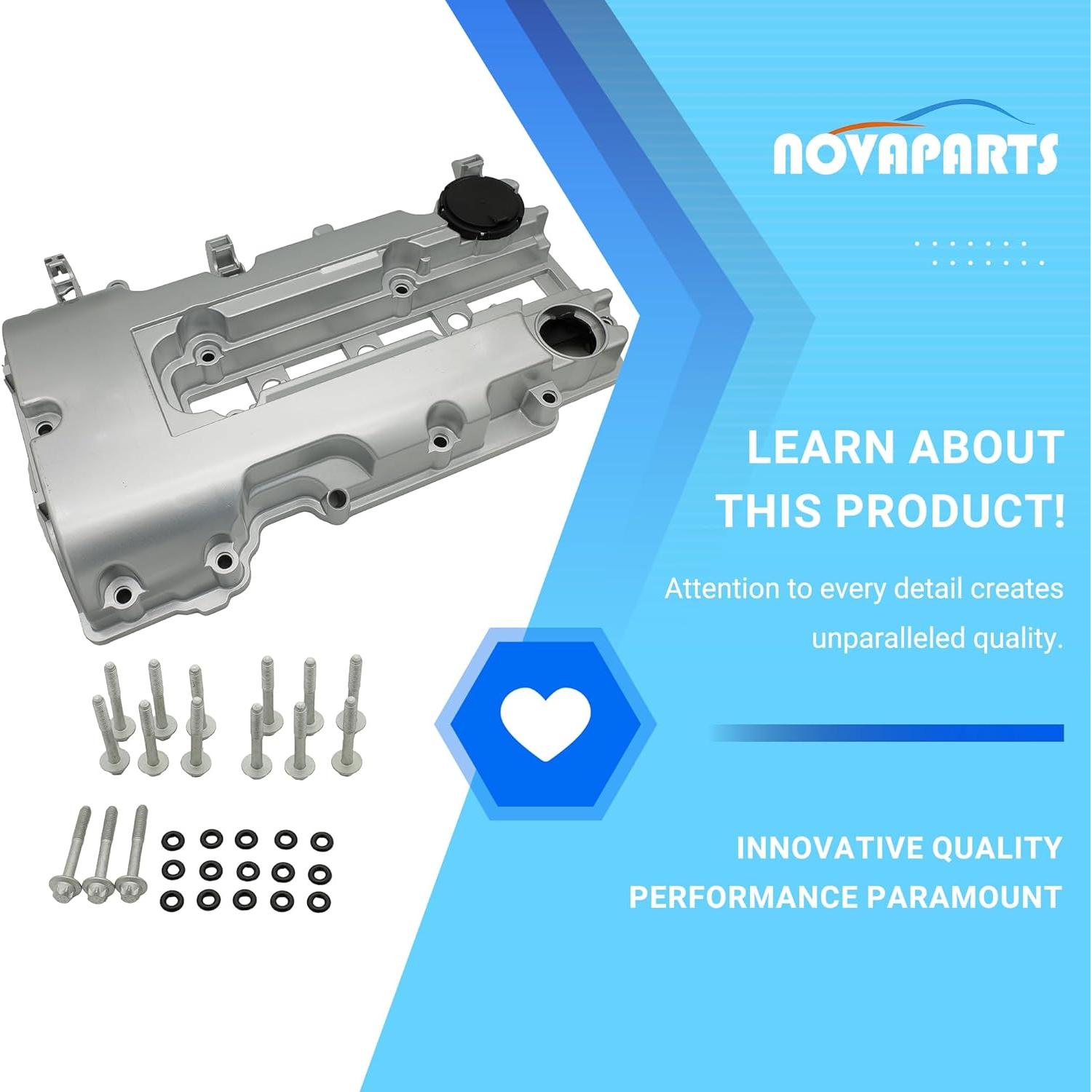 Juego Cubierta de Válvula Aluminio NOVAPARTS para Buick 2011-2021