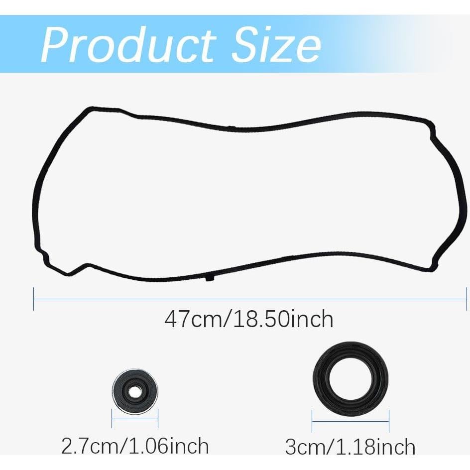 Juego de Juntas de Tapa de Válvula Middrivr para Honda y Acura