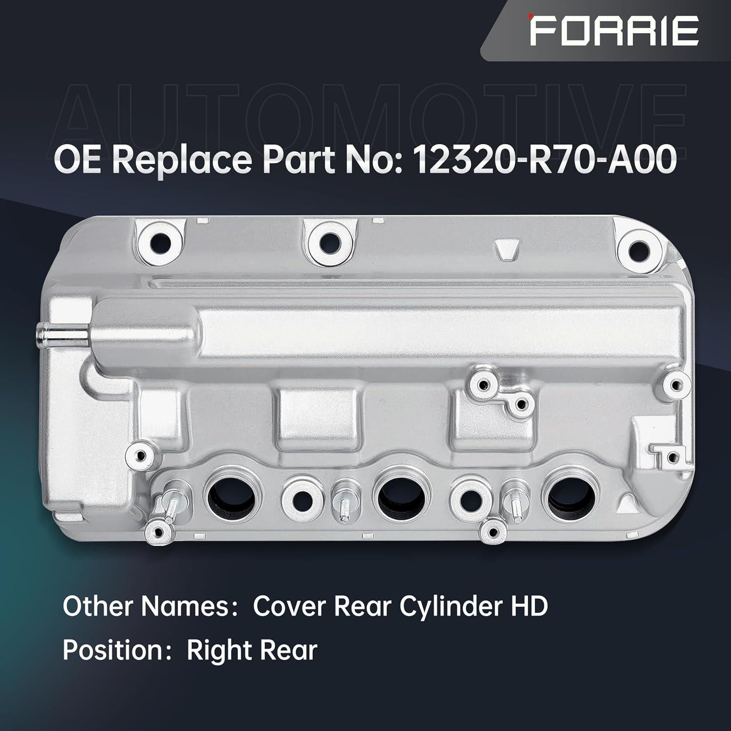 Cubierta de Válvula de Motor FORRIE Aluminio 3.5L 3.7L Honda Acura