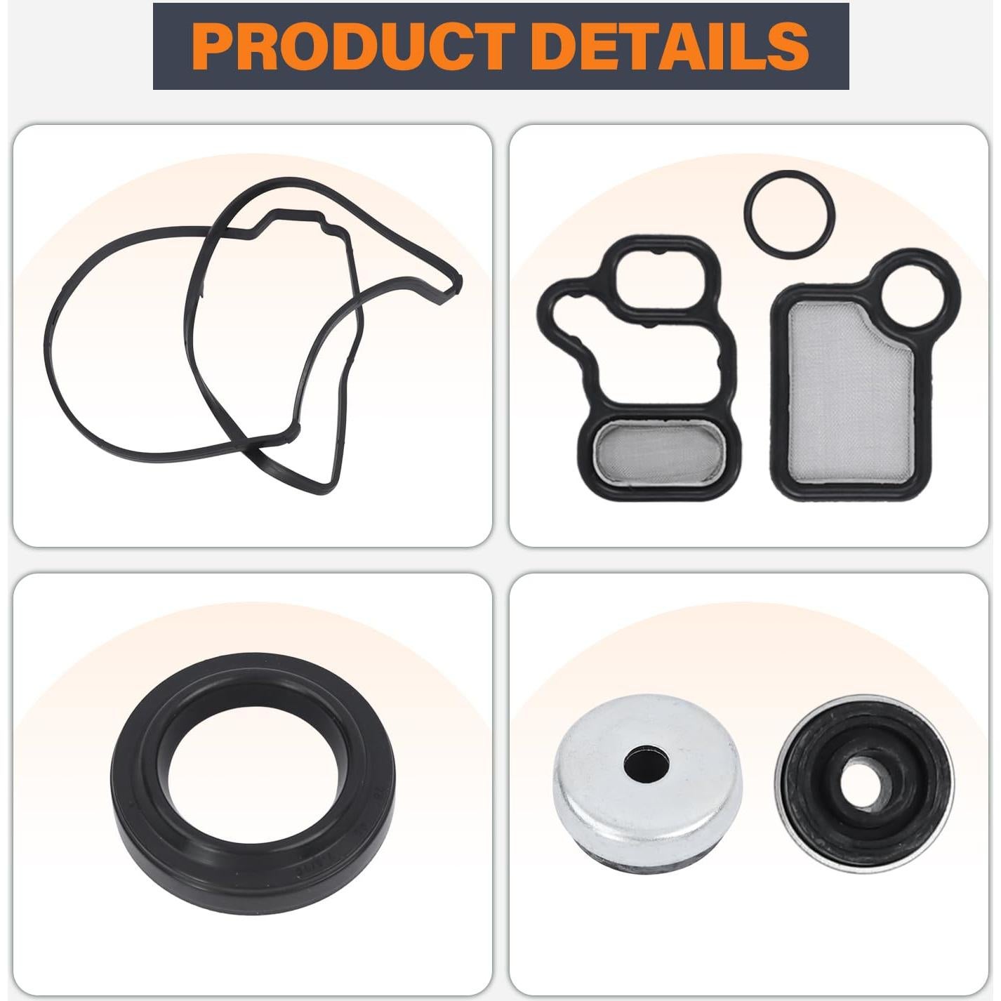 Juego de Juntas de Tapa de Válvula FEISOO VS50614R para Honda