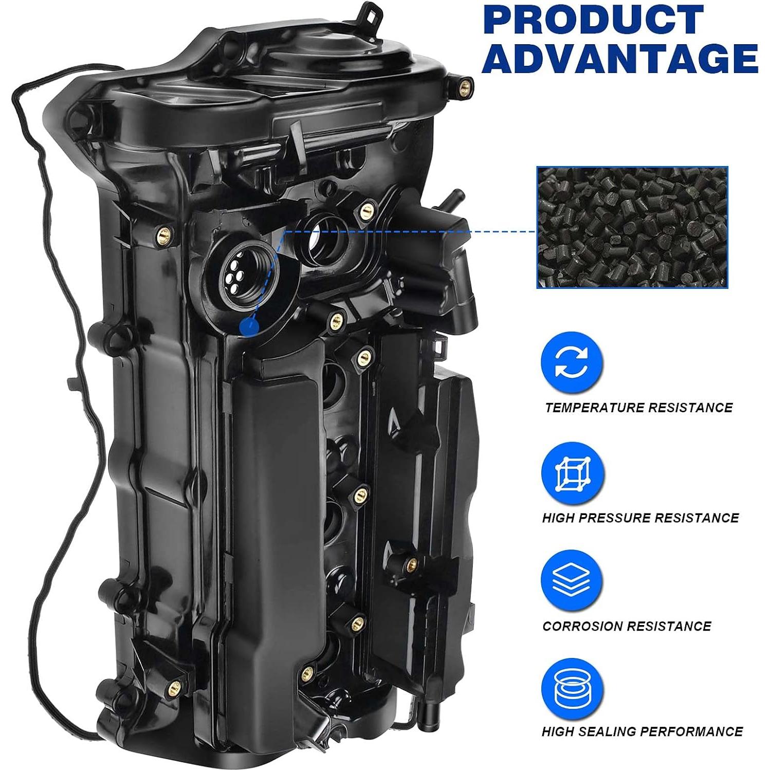 Cubierta de Válvula del Motor YHTAUTO para Honda CR-V 2015-2019 y Accord 2013-2017 L4 2.4L