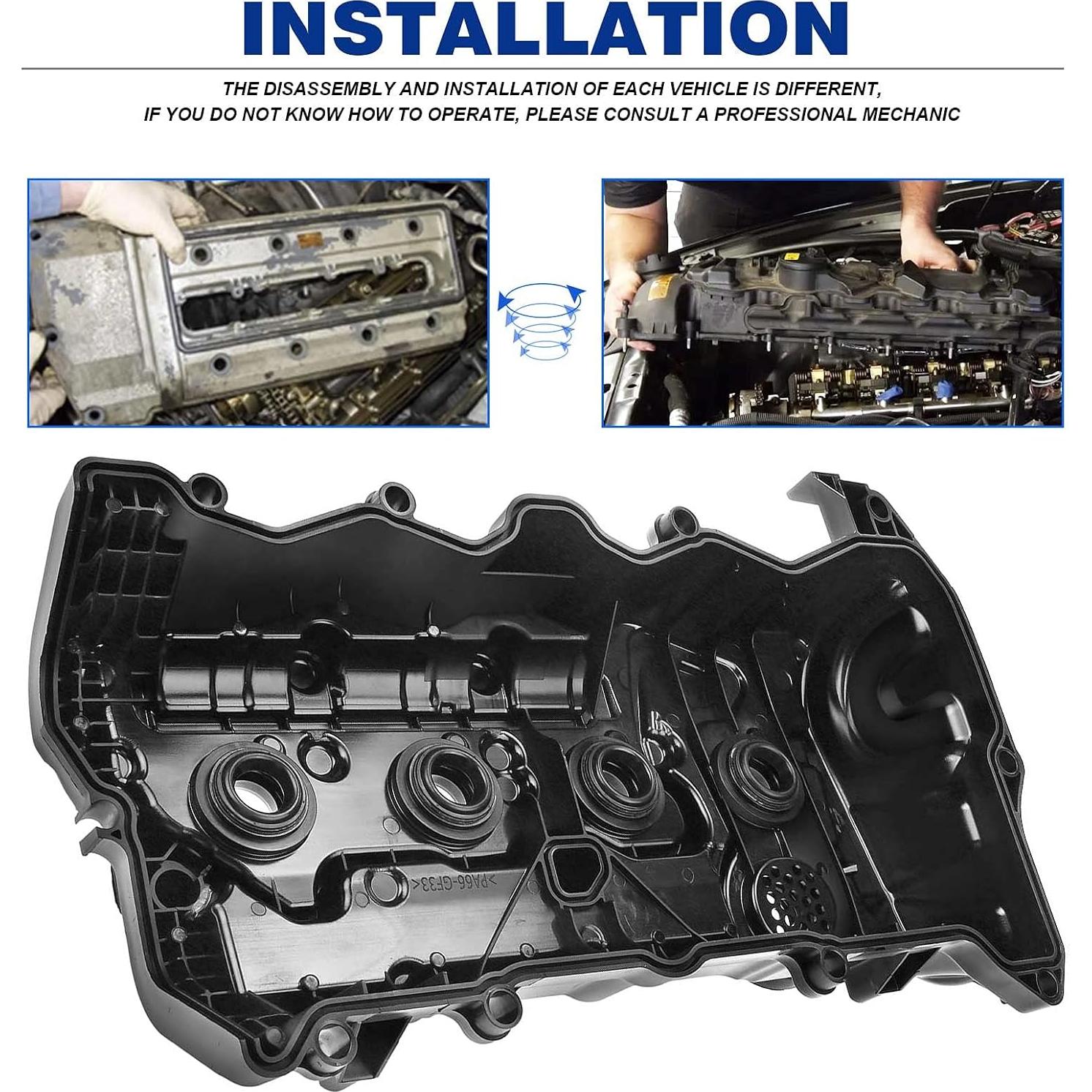 Cubierta de Válvula del Motor YHTAUTO para Honda CR-V 2015-2019 y Accord 2013-2017 L4 2.4L