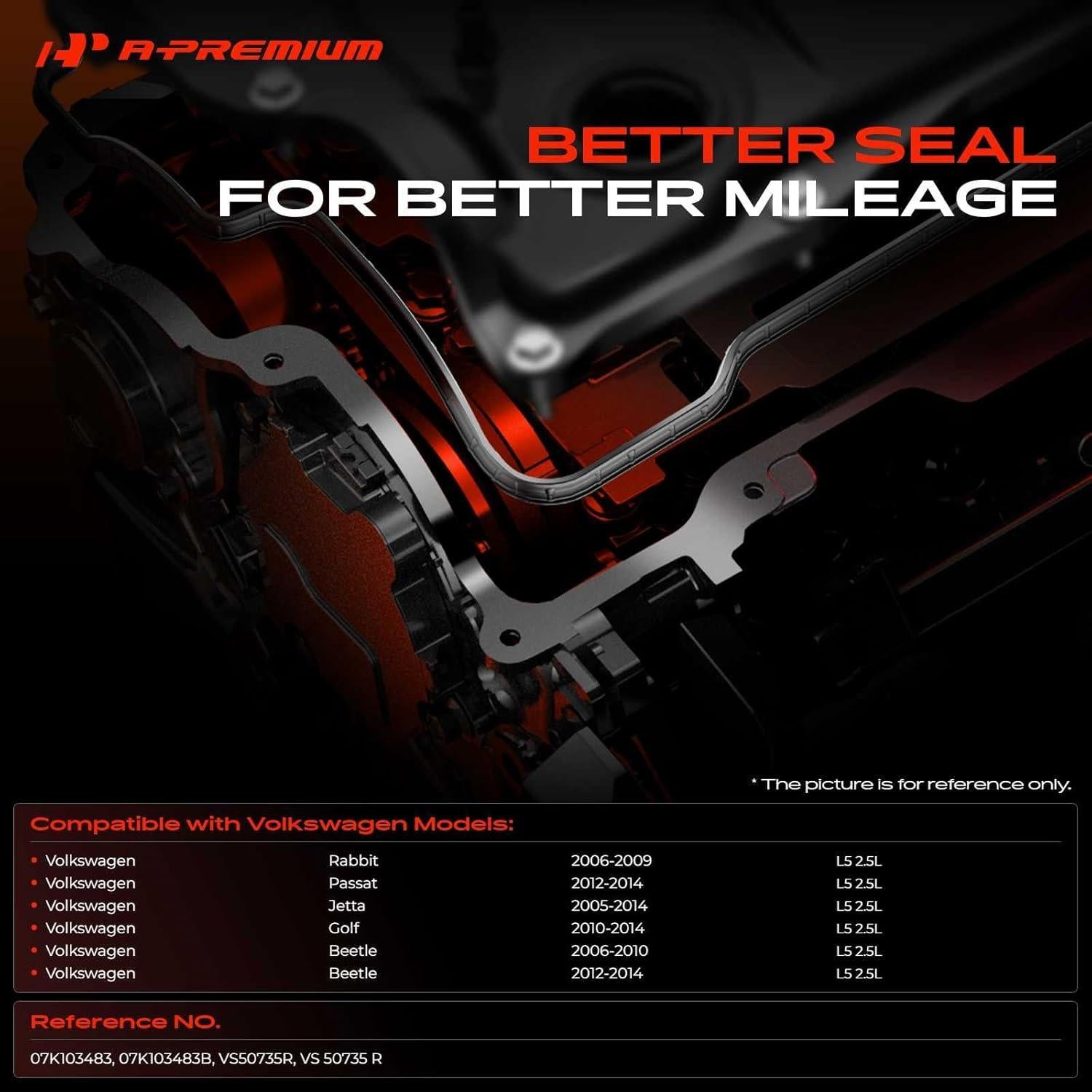 Junta de Tapa de Válvula A-Premium para Volkswagen 2.5L