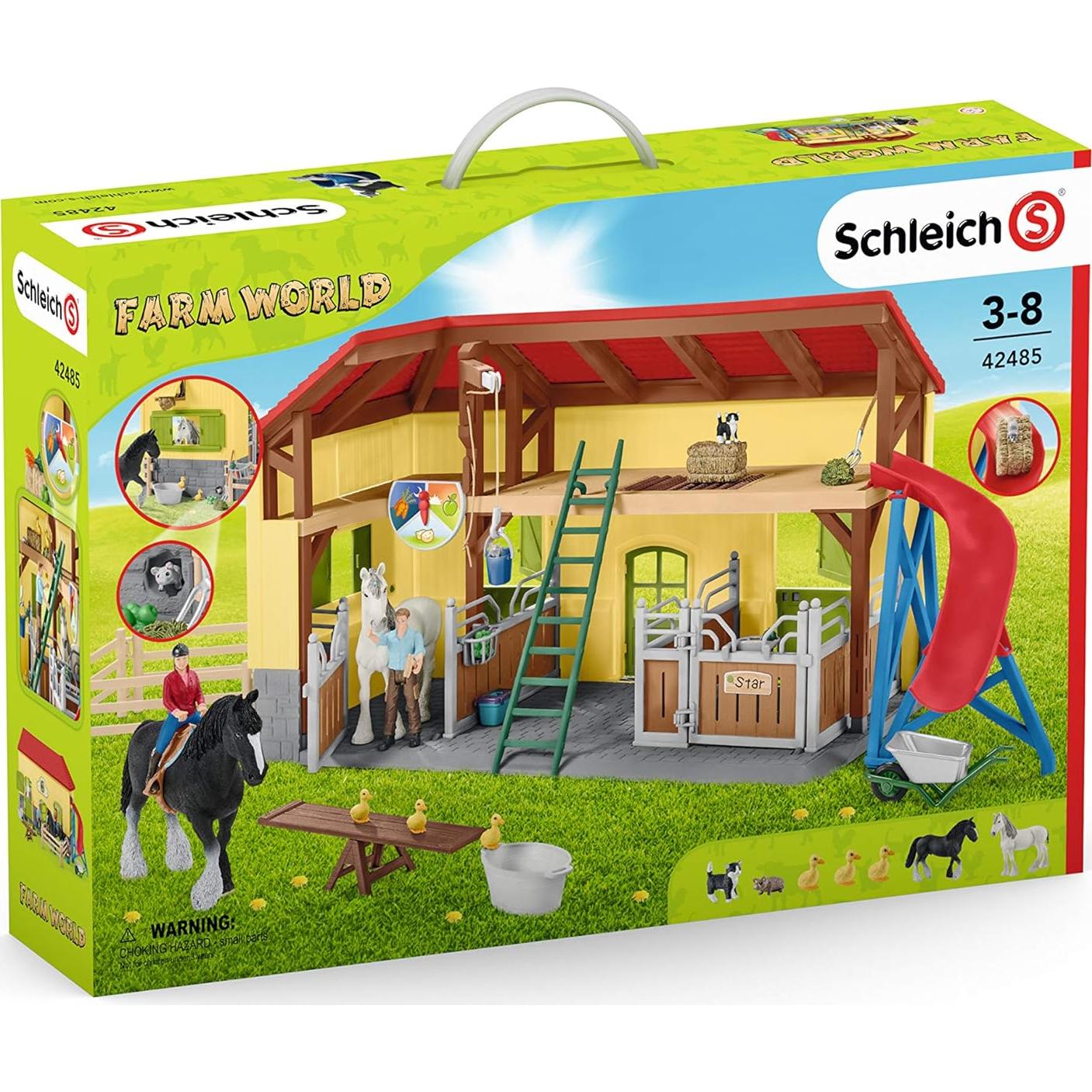 Estable de Caballos Schleich 42485 - Juguete Educativo 49x34.5cm