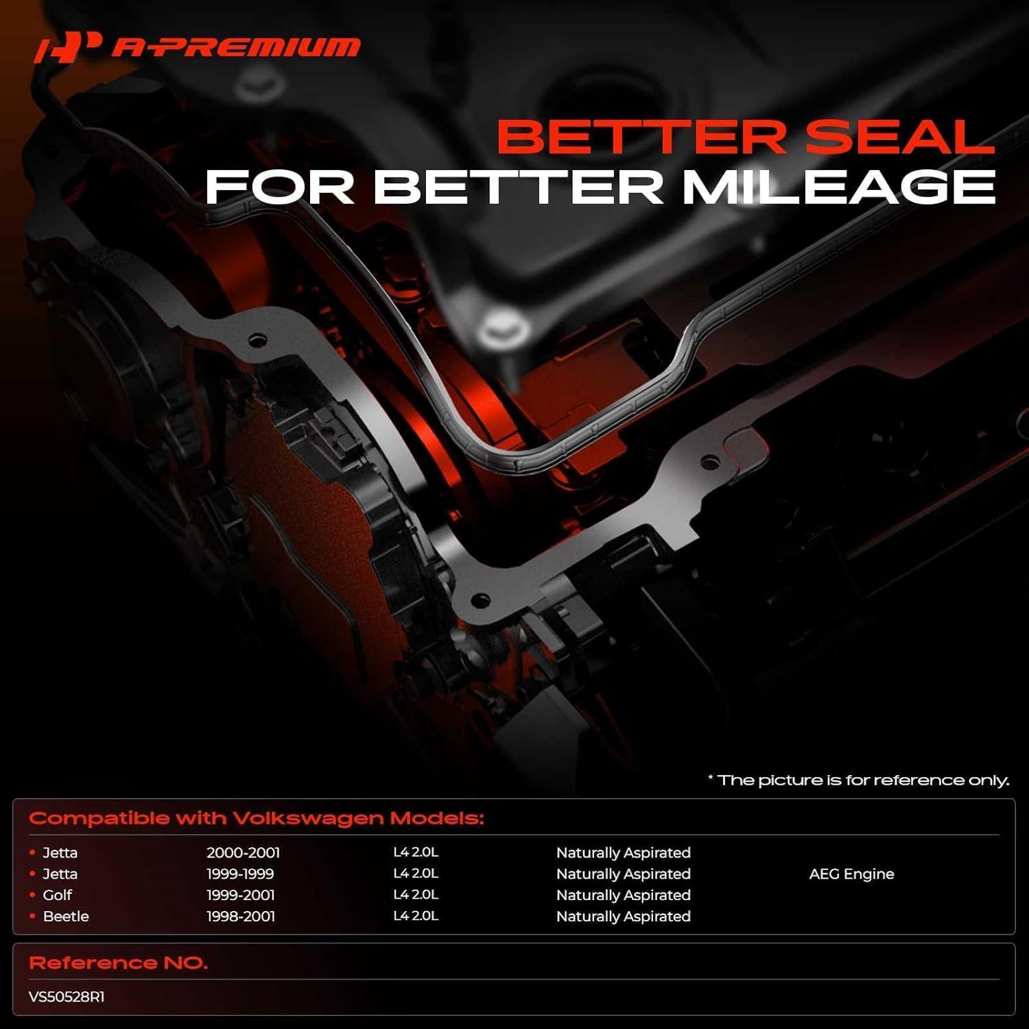 Juego de Junta de Tapa de Válvula A-Premium para Volkswagen 2.0L