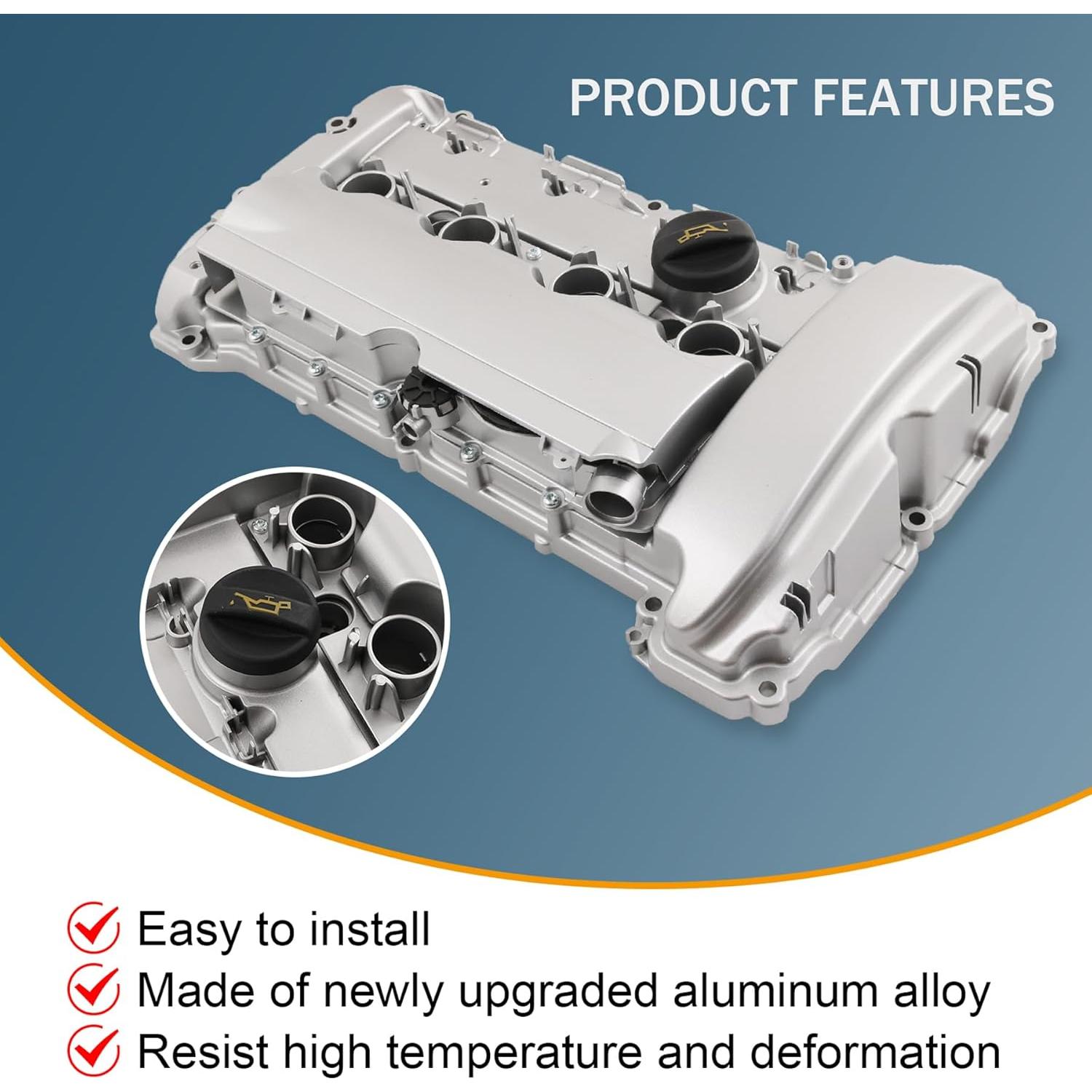 Cubierta de Válvula de Motor Aluminio Mejorada Mini Cooper S 1.6L