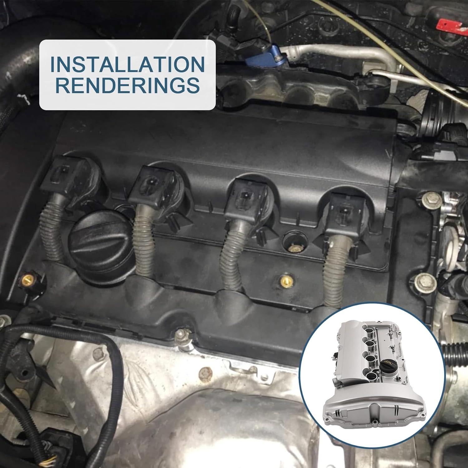 Cubierta de Válvula de Motor Aluminio Mejorada Mini Cooper S 1.6L