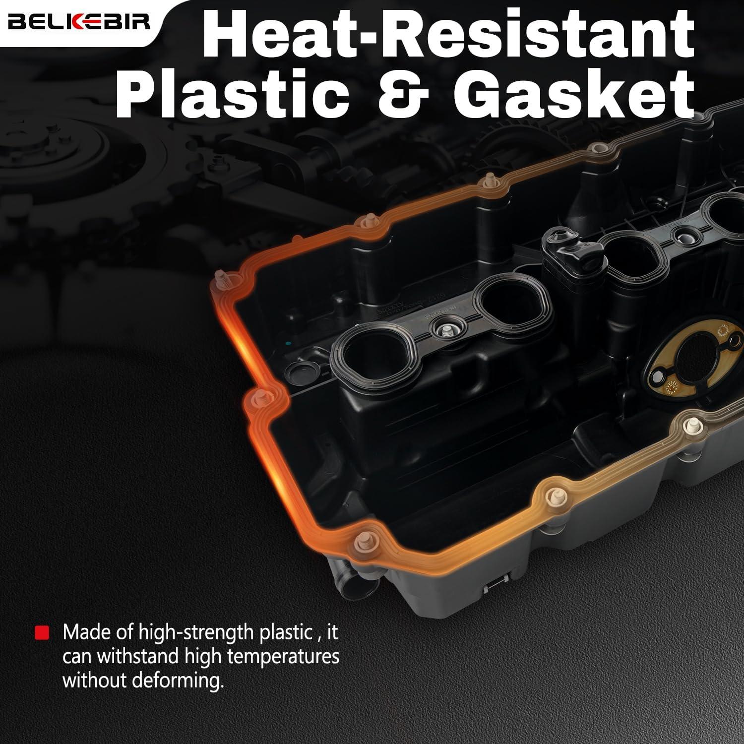 Cubierta de Válvula de Motor BELKEBIR 3.0L/2.5L Compatible BMW