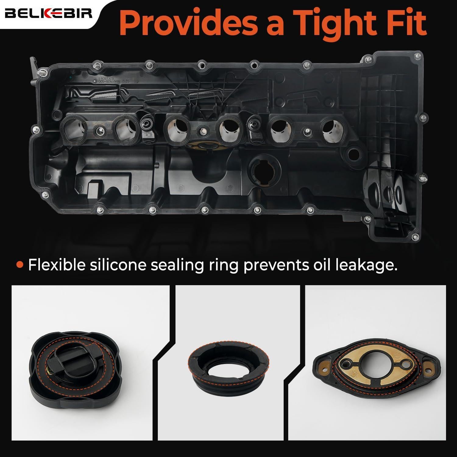 Cubierta de Válvula de Motor BELKEBIR 3.0L/2.5L Compatible BMW