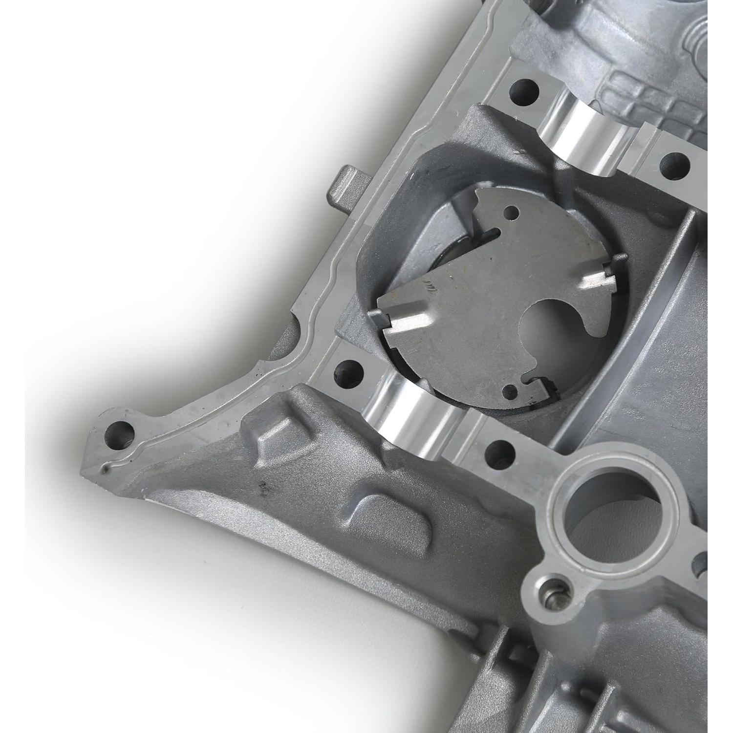 Tapa de Válvula de Cabeza de Cilindro Yiklwwy Aluminio Plata