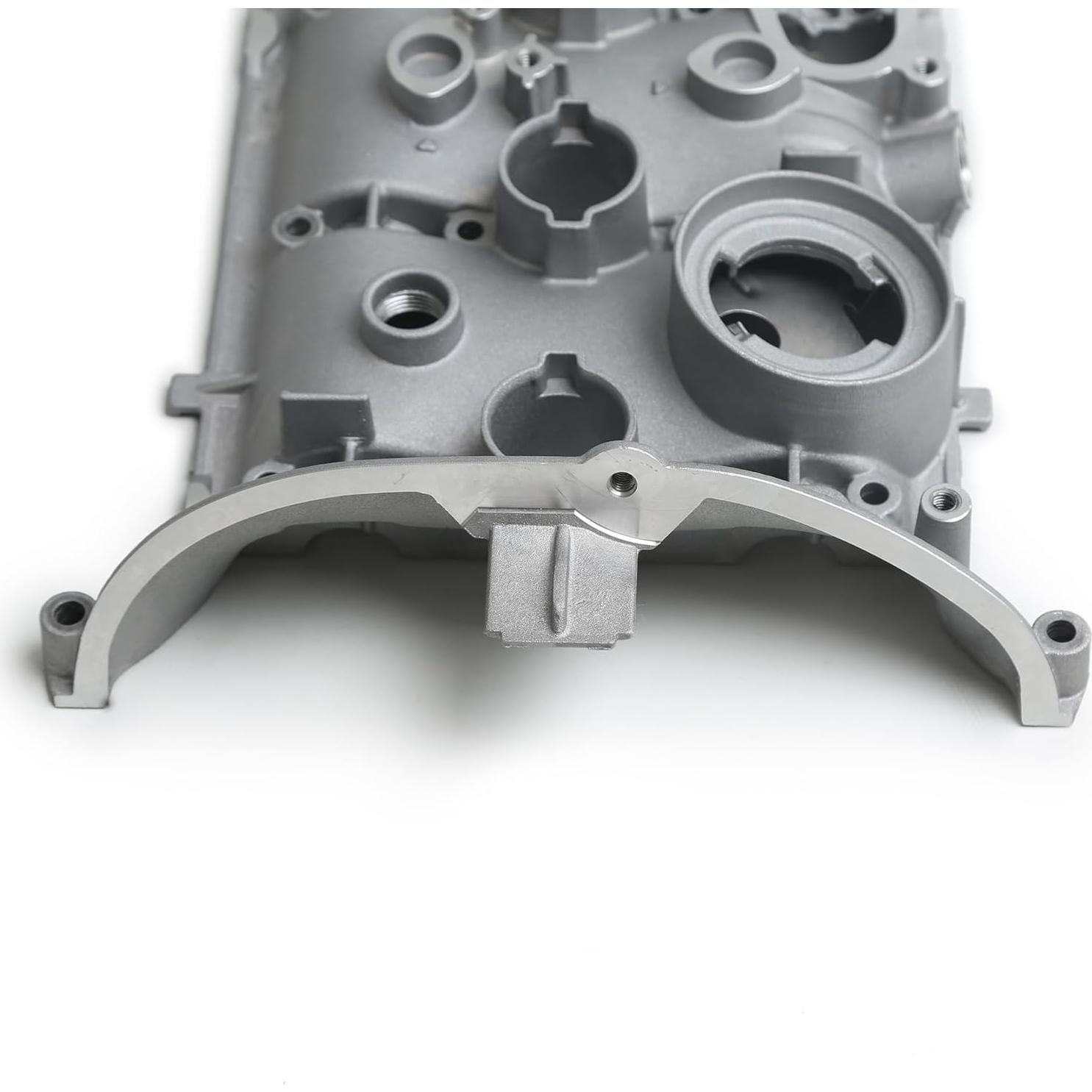 Tapa de Válvula de Cabeza de Cilindro Yiklwwy Aluminio Plata