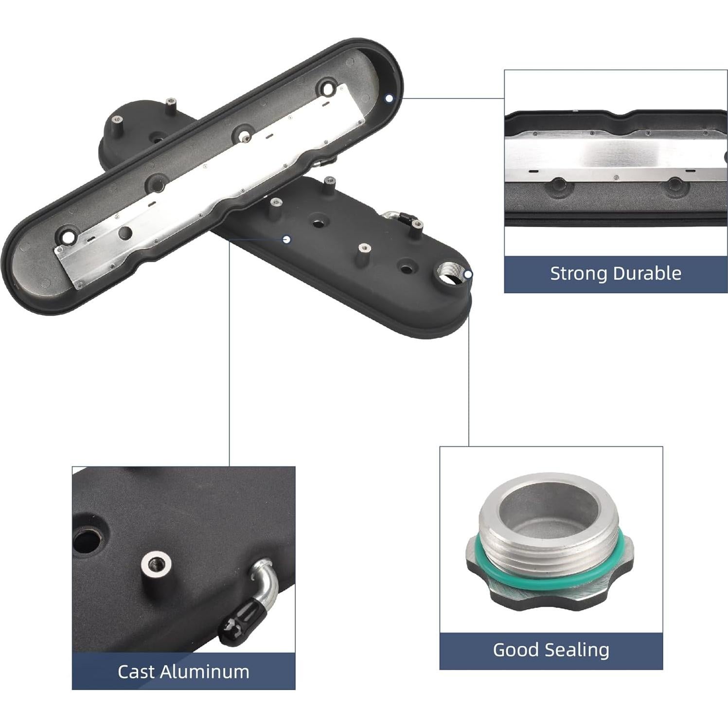 Cubiertas de Válvula de Aluminio Fundido BATONECO LS1 LS2 LS3