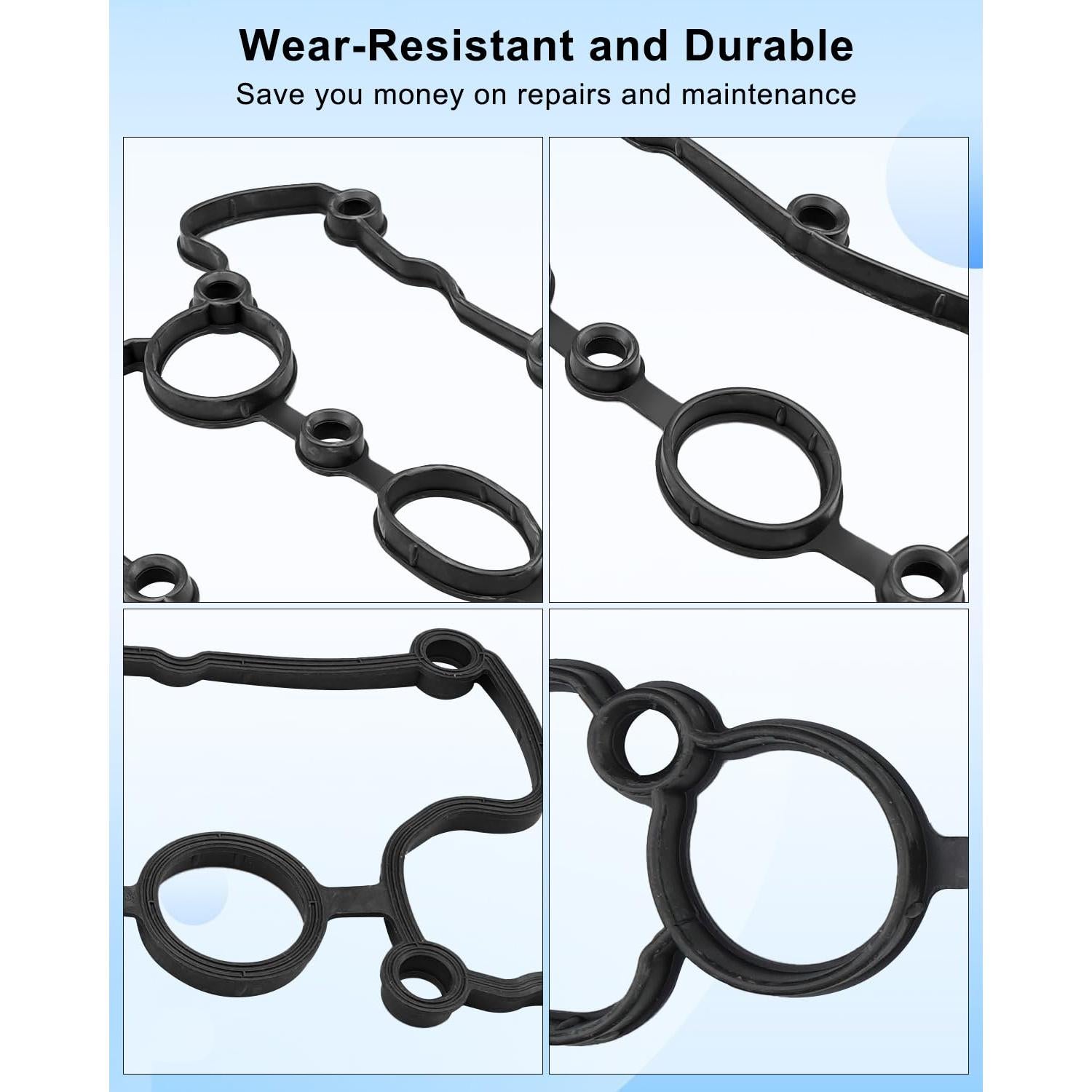 Juego de Juntas de Tapa de Válvula HOMparts para Audi y Porsche