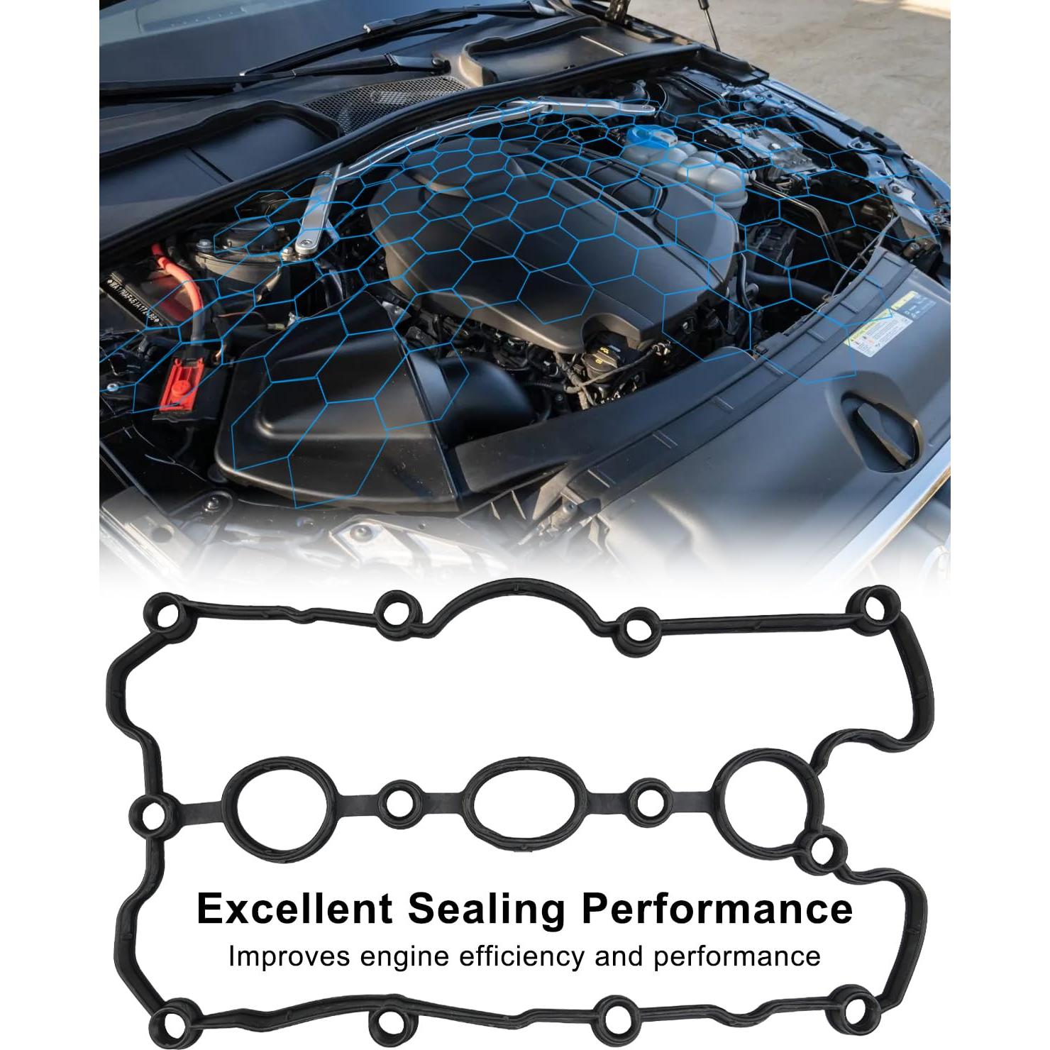 Juego de Juntas de Tapa de Válvula HOMparts para Audi y Porsche