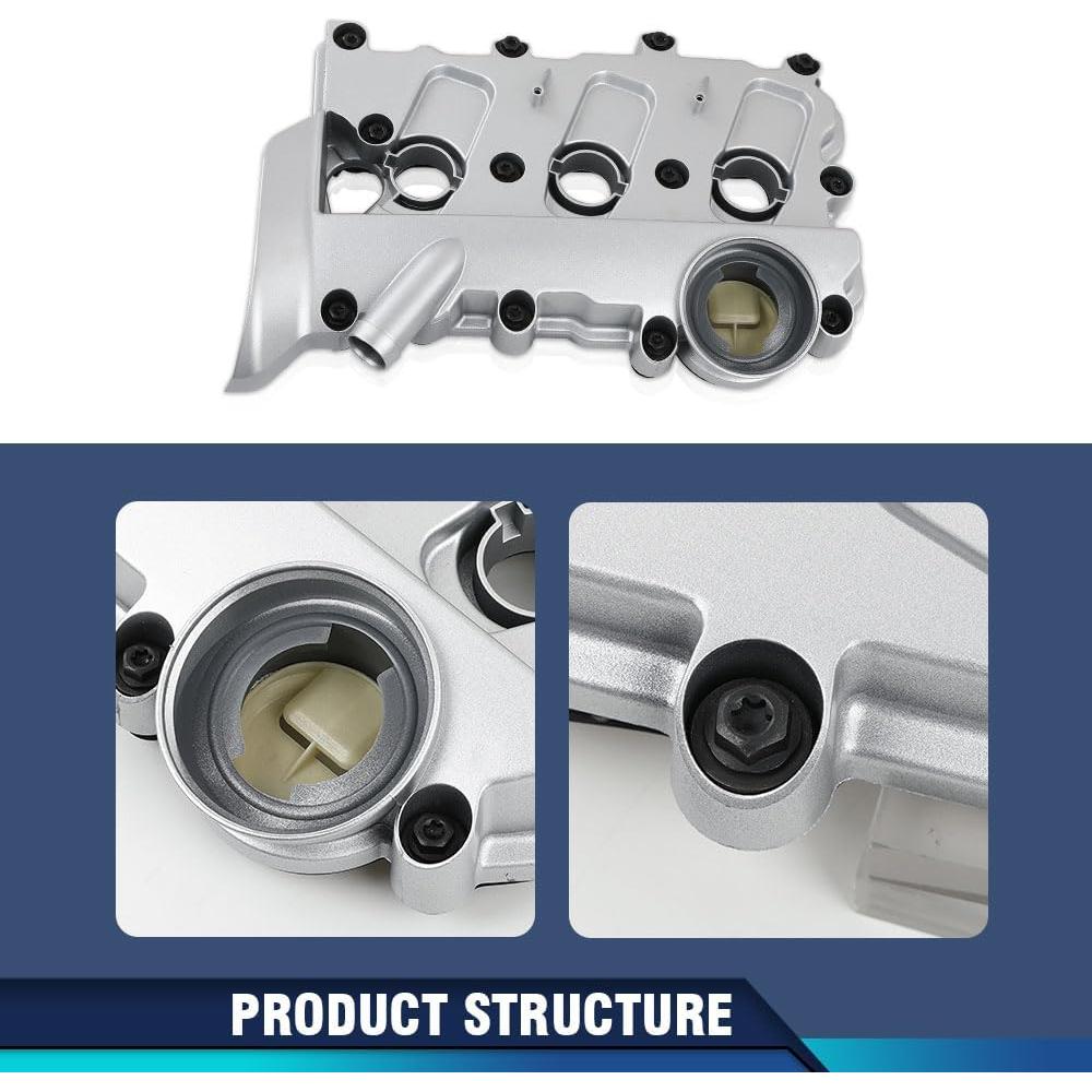 Cubierta de Válvula del Motor PIT66 con Junta para Audi A4/A6