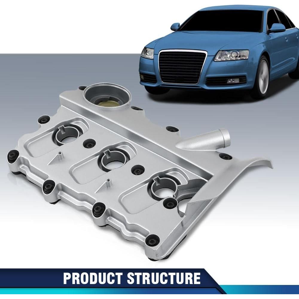 Cubierta de Válvula del Motor PIT66 con Junta para Audi A4/A6