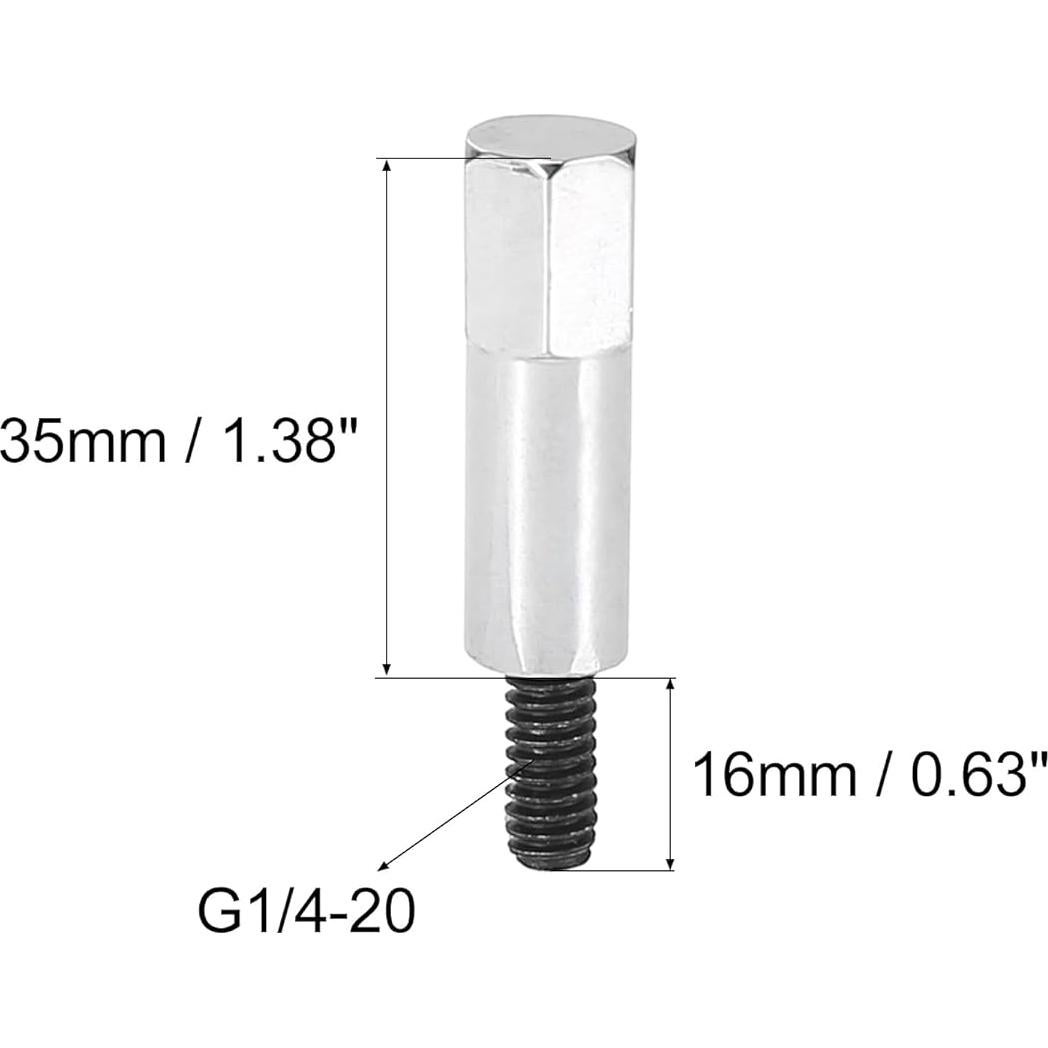 Tornillos de Cubierta de Válvula Cromados X AUTOHAUX 8pcs para Chevy y Ford