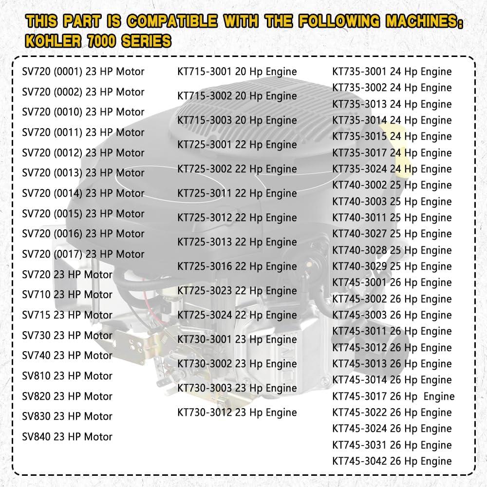 Juntas de Tapa de Válvula RGOAANC 2PCS para Kohler 7000