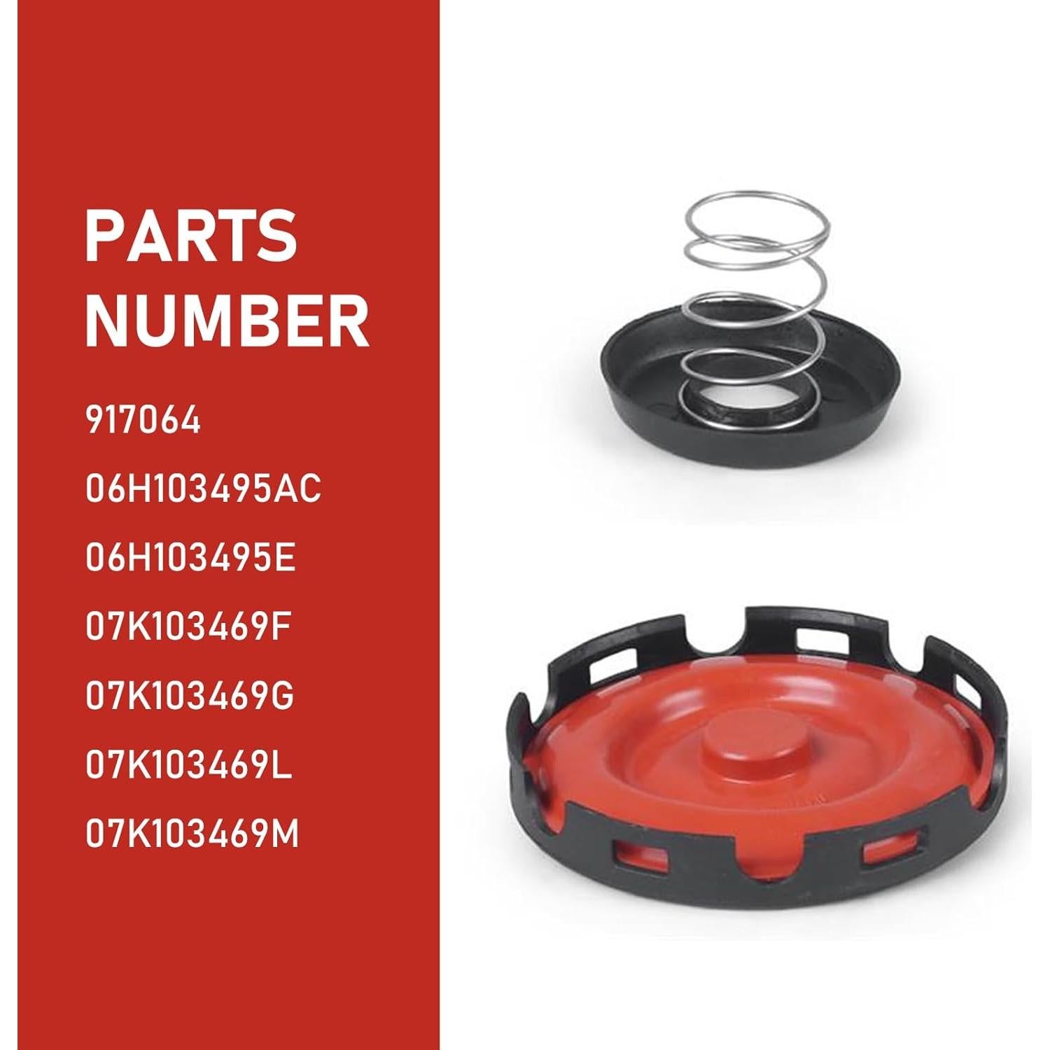 Válvula PCV Tesnaao para Audi A3 Golf Jetta 2.0L 2.5L