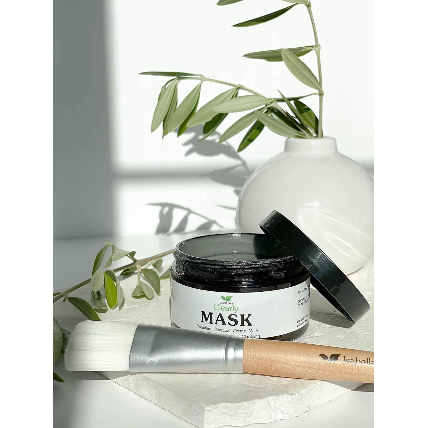 Máscara Facial Claramente de Isabella - Carbón y Ácido Hialurónico
