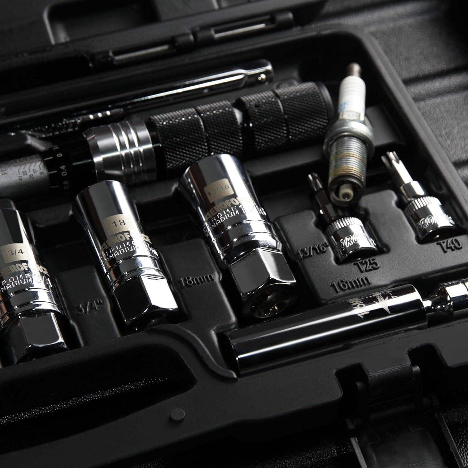 Set de 14 Piezas de Bujías Magnéticas AEROFORCE 3/8"