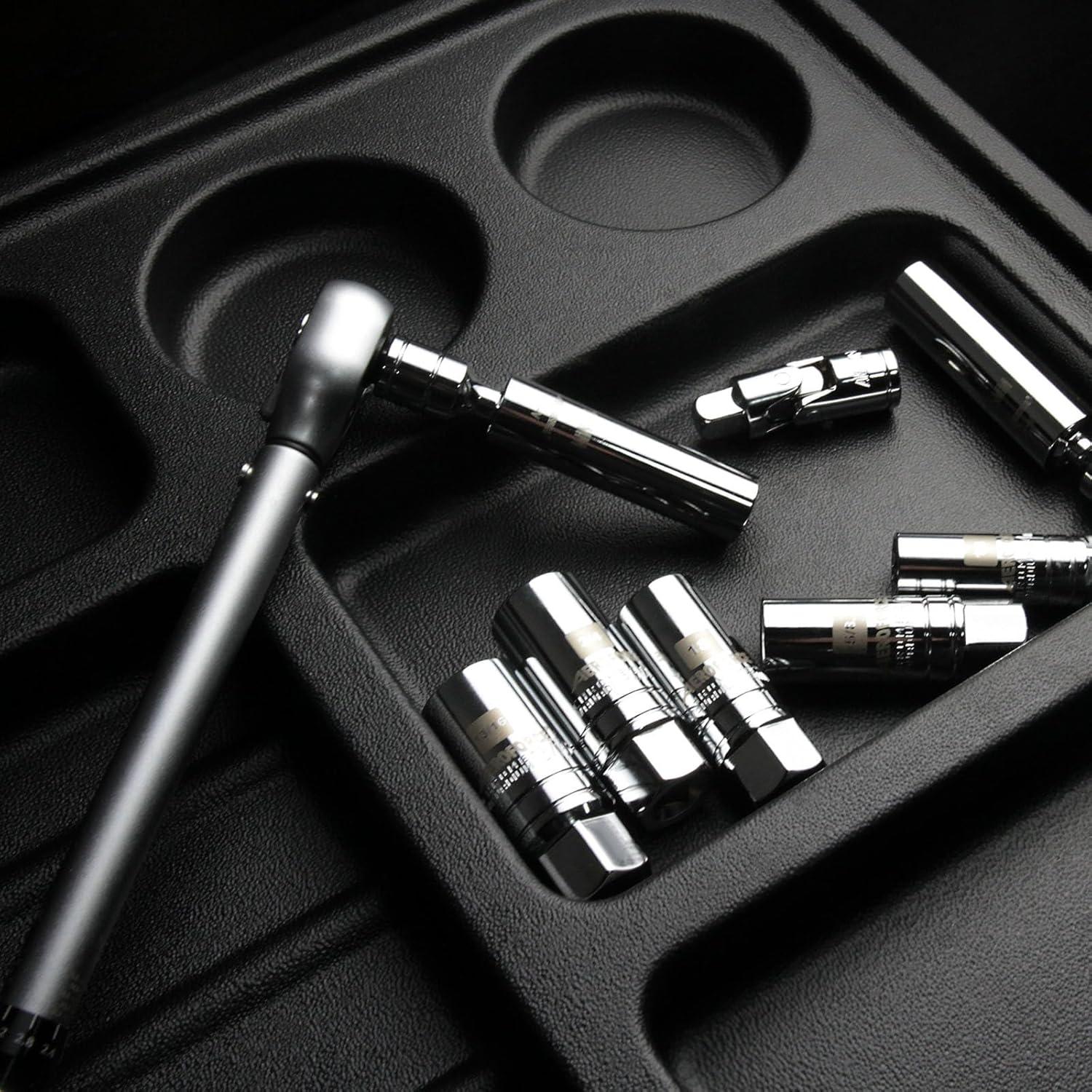 Set de 14 Piezas de Bujías Magnéticas AEROFORCE 3/8"